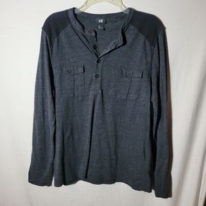 2/$12 Grey Men's Longsleeve Shirt